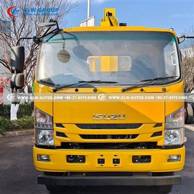 Straight boom truck crane