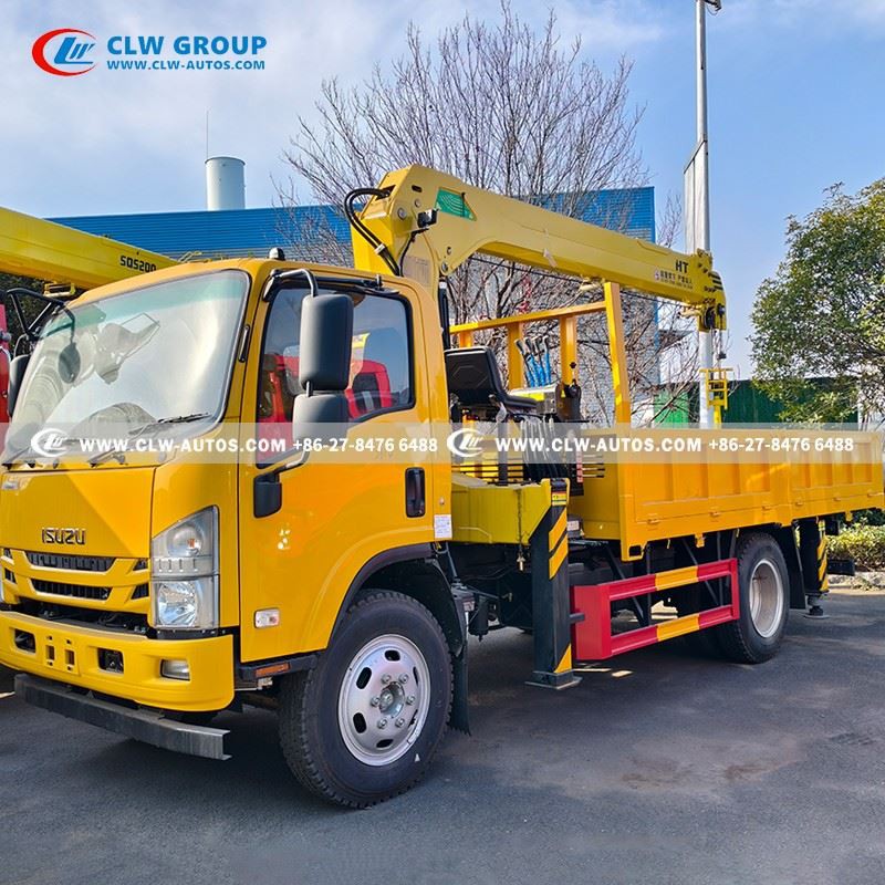 ISUZU NPR 7 Ton Truck Mounted Crane