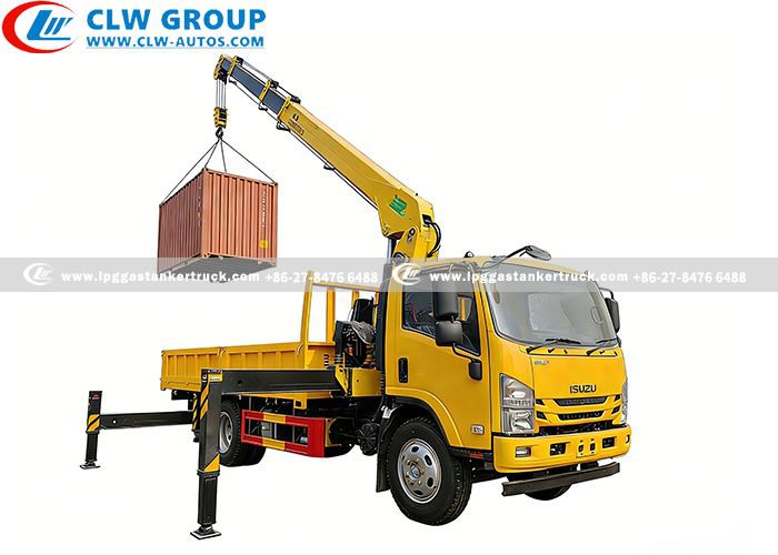 ISUZU NPR 7 Ton Truck Mounted Crane