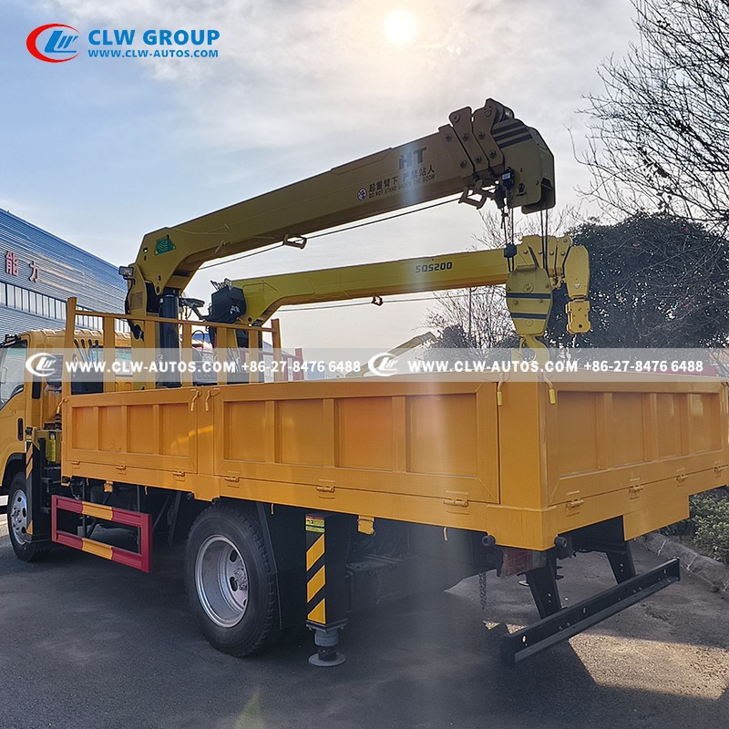 ISUZU NPR 7 Ton Truck Mounted Crane