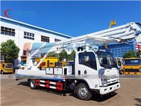 ISUZU 22 Meters Telescopic Boom High Operation Aerial Bucket Truck