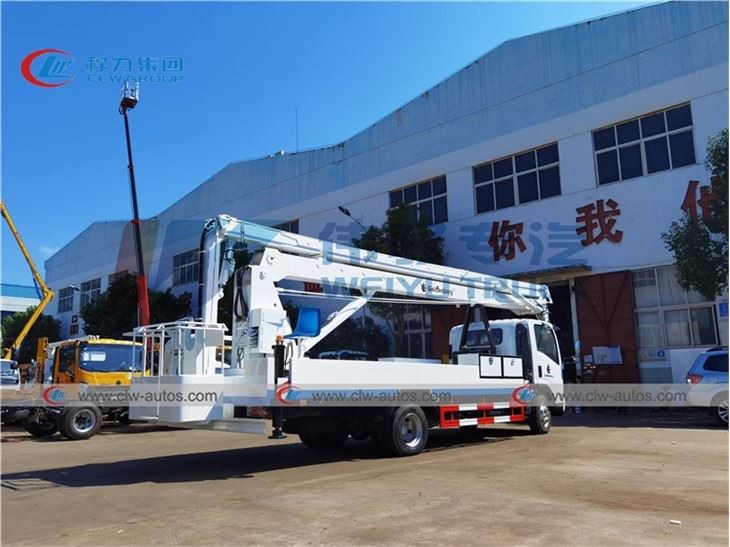 ISUZU 22 Meters Telescopic Boom High Operation Aerial Bucket Truck
