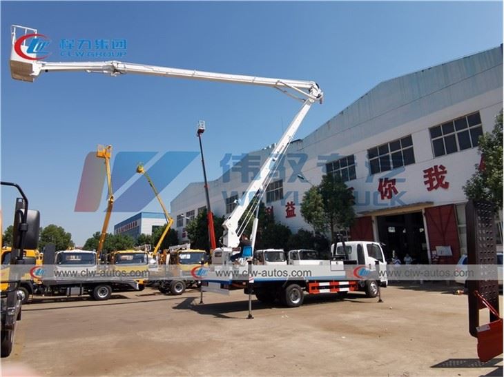 ISUZU 22 Meters Telescopic Boom High Operation Aerial Bucket Truck