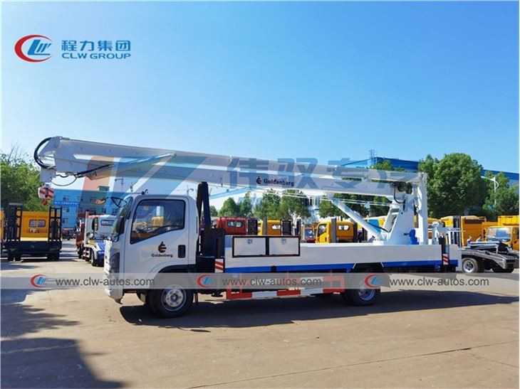 ISUZU 22 Meters Telescopic Boom High Operation Aerial Bucket Truck