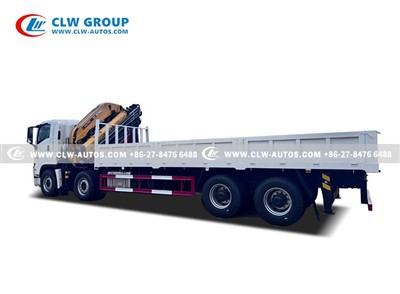 2.ISUZU GIGA 28Ton Folding Boom Crane Truck