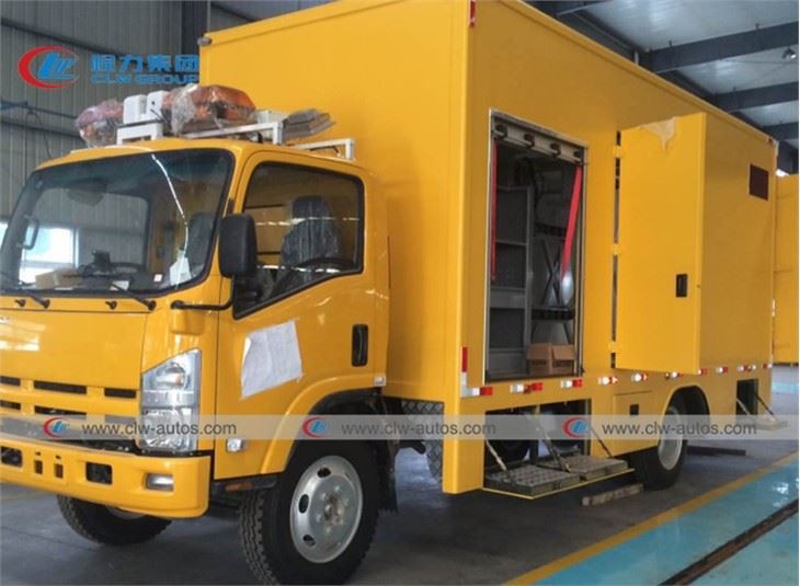 ISUZU 300KW Mobile Emergency Power Supply Truck