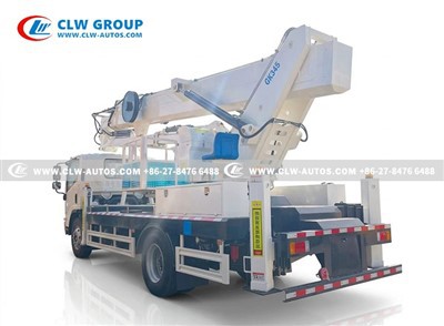 Articulated-Telescopic design allows the bucket to cross obstacles easily, perfect for complex power line maintenance and street light repair in Addis Ababa.