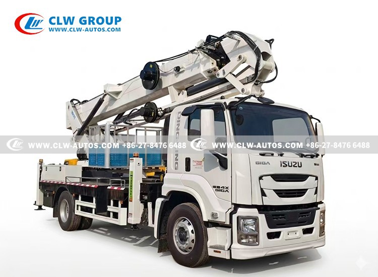 ISUZU 34m Knuckle Boom Bucket Truck