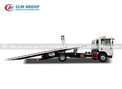 5.ISUZU 4tons flatbed recovery truck