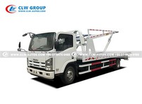 ISUZU 4x2 Flatbed Tow Car Carrier Truck For 3 Cars