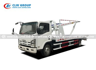 ISUZU 4x2 Flatbed Tow Car Carrier Truck For 3 Cars