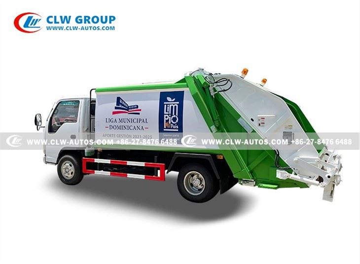 ISUZU 5 CBM Garbage Compactor Truck Waste Disposal Truck