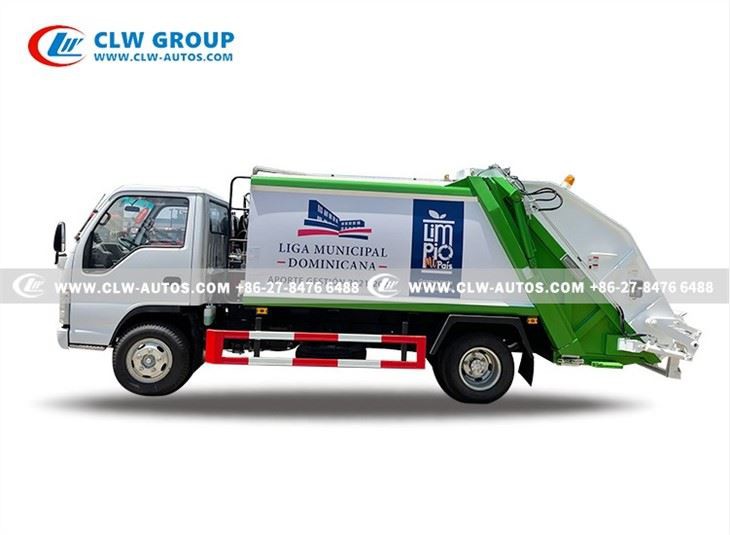ISUZU 5 CBM Garbage Compactor Truck Waste Disposal Truck