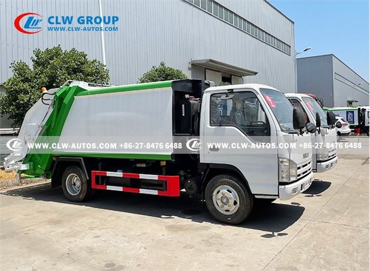 ISUZU 5 CBM Garbage Compactor Truck Waste Disposal Truck