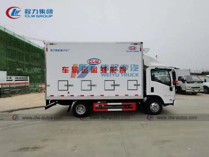 Isuzu 5 Tons Intelligent Live Chick Delivery Van Truck