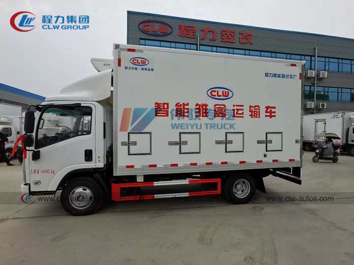 Isuzu 5 Tons Intelligent Live Chick Delivery Van Truck