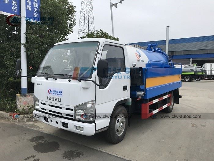 ISUZU 5000L Sewage Vacuum Pumper Truck