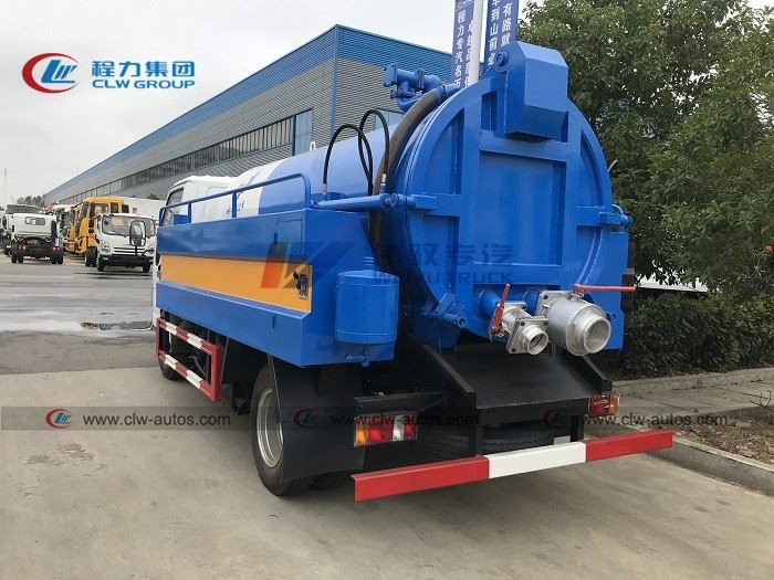 ISUZU 5000L Sewage Vacuum Pumper Truck
