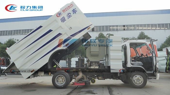 Isuzu 5cbm Dust Vacuum Suction Truck