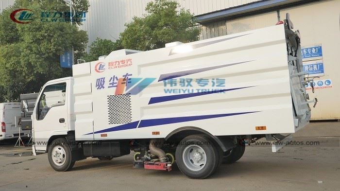 Isuzu 5cbm Dust Vacuum Suction Truck