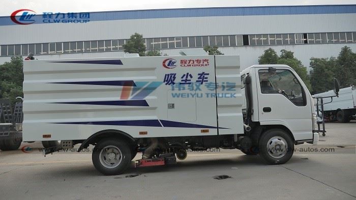 Isuzu 5cbm Dust Vacuum Suction Truck