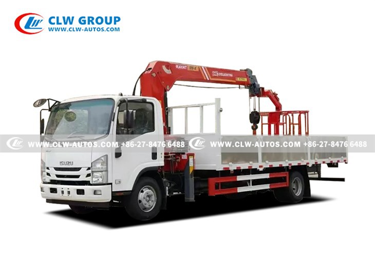 ISUZU 5Ton Crane Truck For Kazakhstan