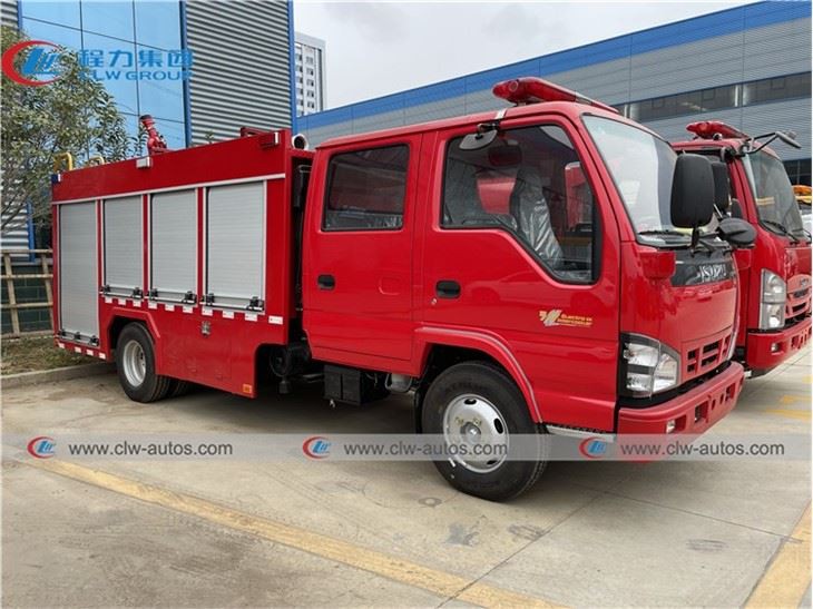 ISUZU 600P 3tons Water Tank Fire Fighting Truck
