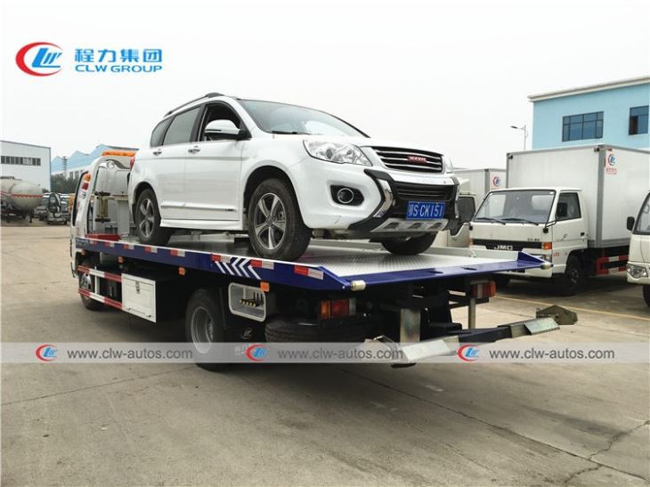 ISUZU 600P 4Tons Flatbed Road Wrecker