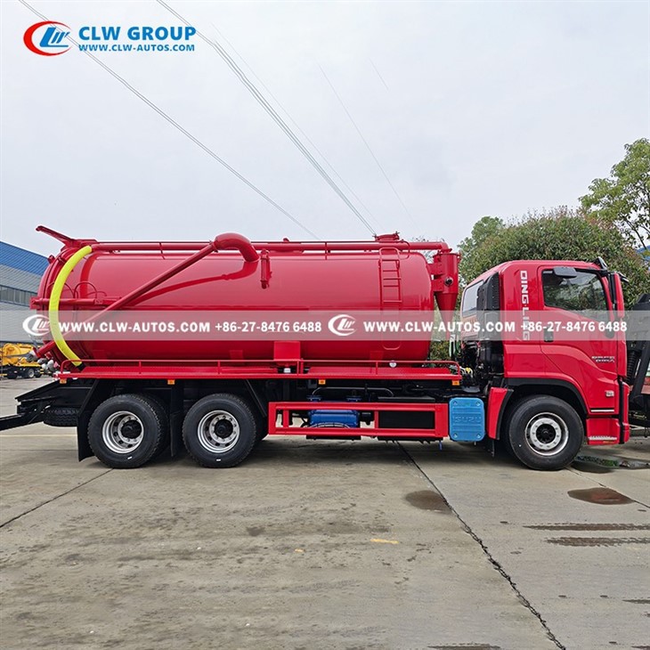 ISUZU 6X4 Sewer Vacuum Truck
