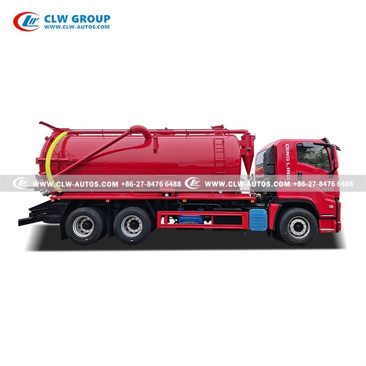 ISUZU 6X4 Sewer Vacuum Truck