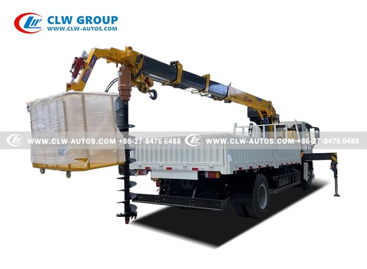 ISUZU Crane Truck With Drilling Rig