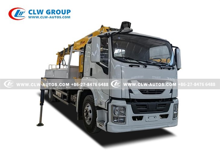 ISUZU Crane Truck With Drilling Rig