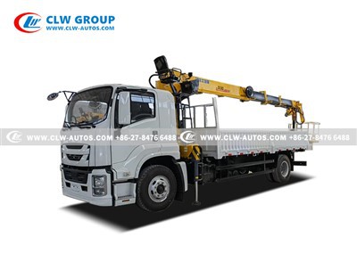 ISUZU Crane Truck With Drilling Rig