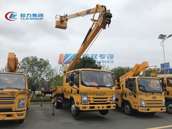 Isuzu Double Row Folded Arm Aerial Platform Truck