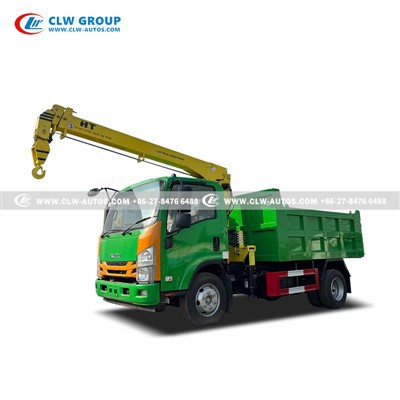 ISUZU RHD Dump Truck With Crane