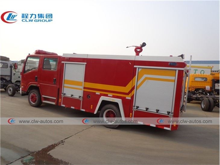 ISUZU ELF 3cbm Foam Tank Fire Fighting Truck