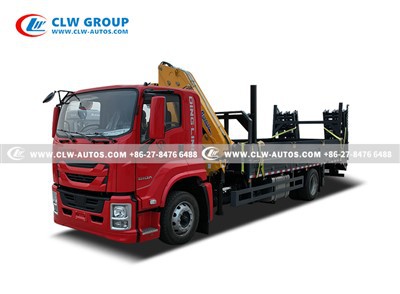 Isuzu Flatbed Truck With 6.3Ton Crane