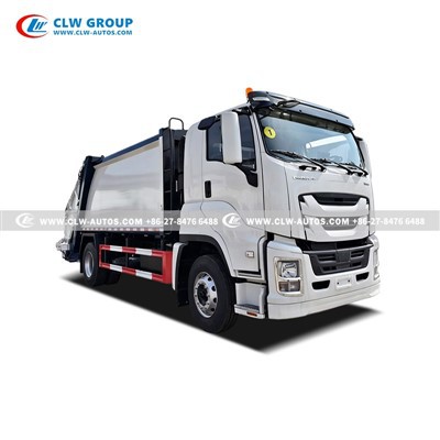 2.ISUZU 4X2 12CBM Compactor Garbage Truck