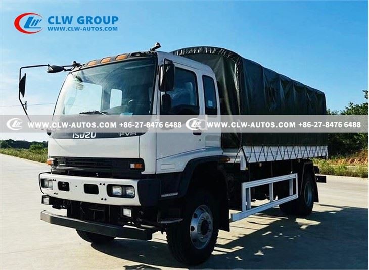 ISUZU FVR 240HP Army Use Troop Carrier With Tarpaulin