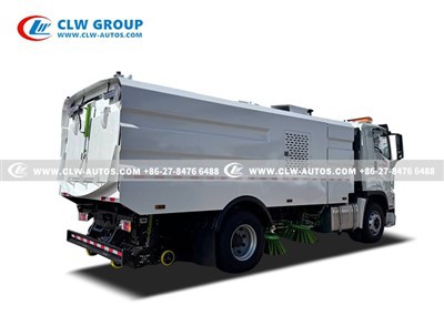 3.isuzu fvr road sweeper truck