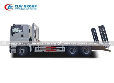 ISUZU FVZ Flatbed Truck Tow Excavator suppliers
