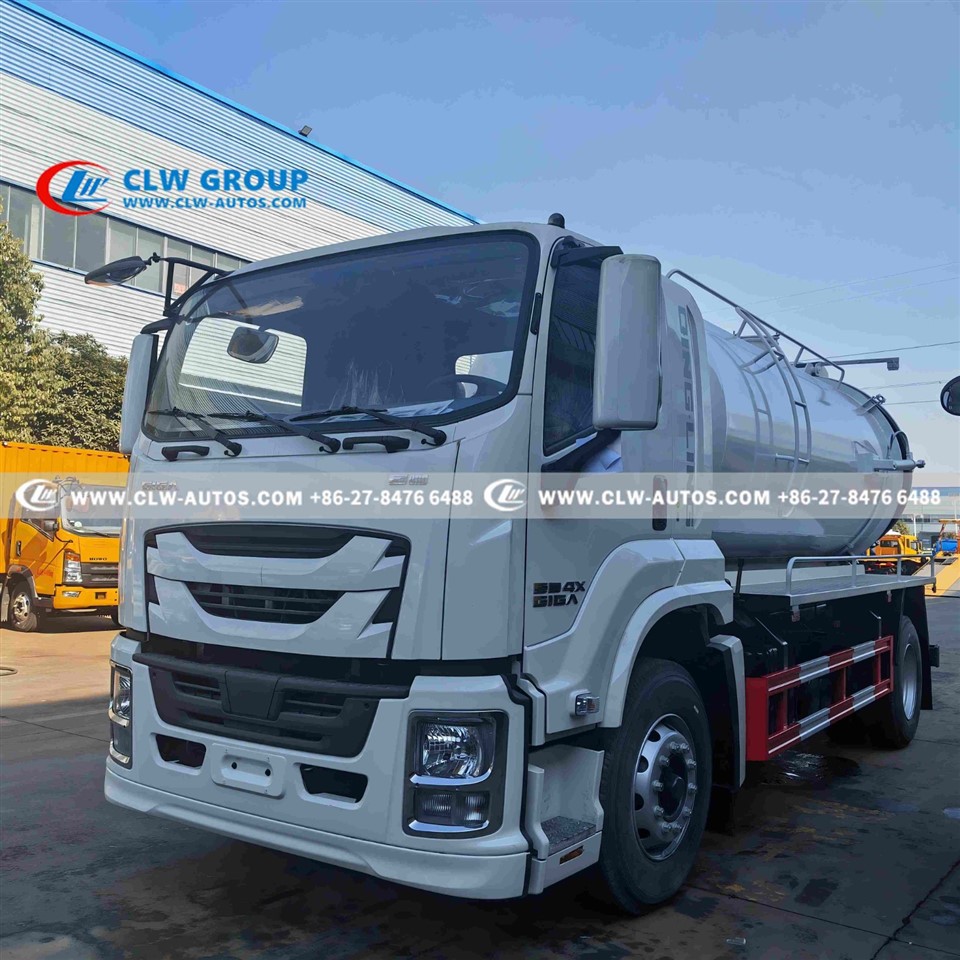 ISUZU GIGA 12Tons Vacuum Suction Truck