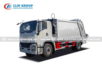 ISUZU GIGA 14cbm Garbage Compactor Truck For Russia