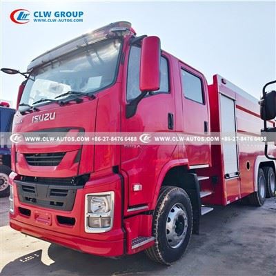 7.ISUZU 6X4 GIGA 15CBM Foam Fire Truck