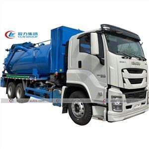 ISUZU GIGA Combined Vacuum Sewer Jetting Truck 16Tons