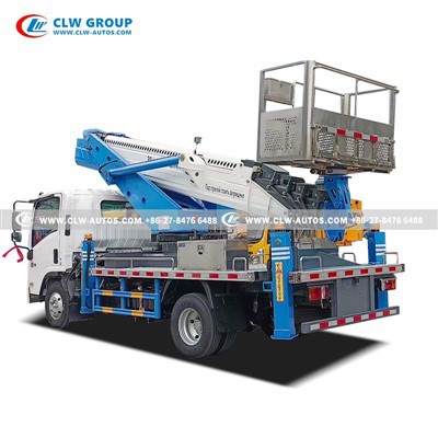Isuzu KV100 30m Insulation Type Telescopic Aerial Platform Truck factory
