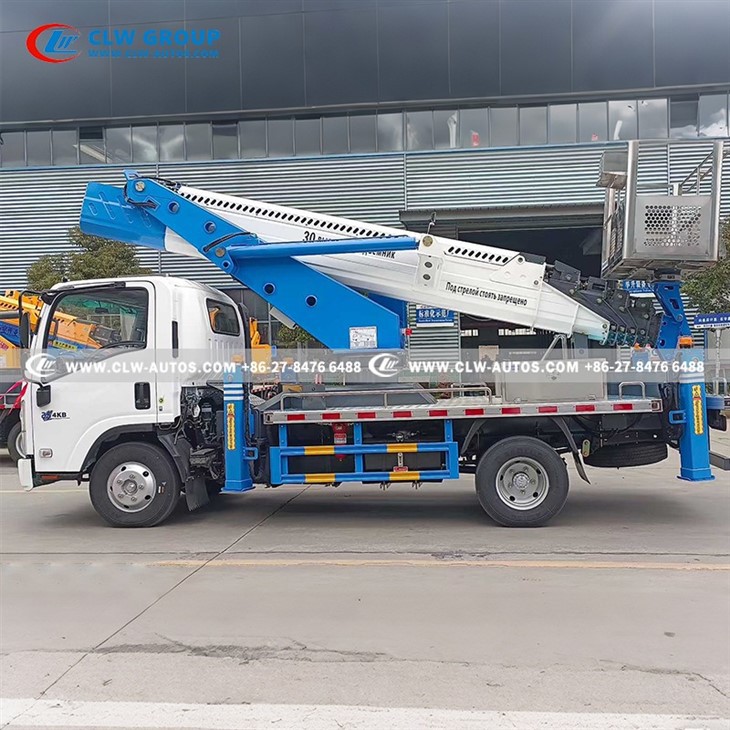 Isuzu KV100 30m Insulation Type Telescopic Aerial Platform Truck