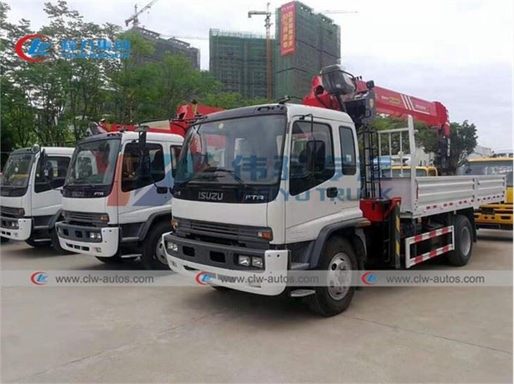 ISUZU Lorry Mounted Straigh-arm 10Tons Palfinger Crane