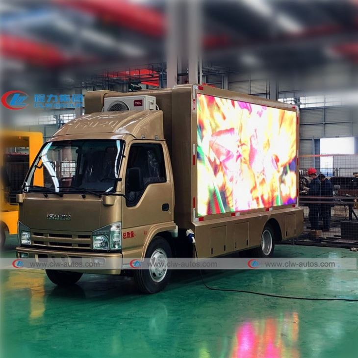 ISUZU P4 Led Screen Billboard Truck