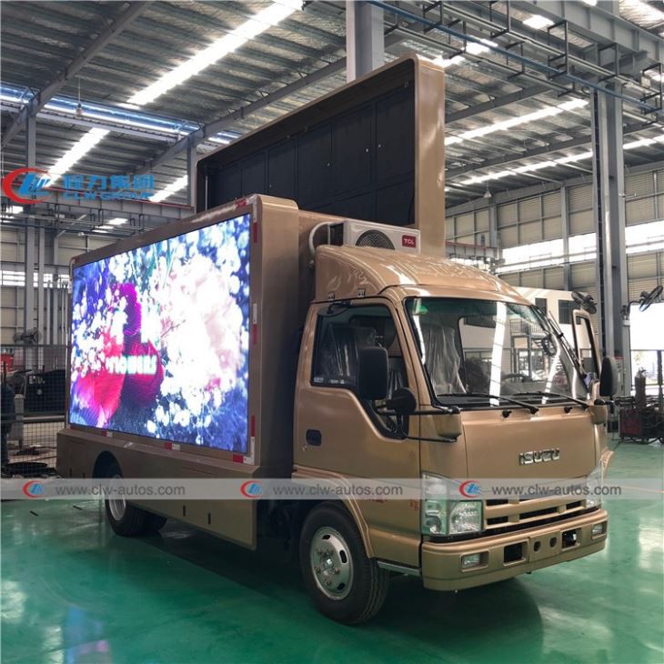 ISUZU P4 Led Screen Billboard Truck
